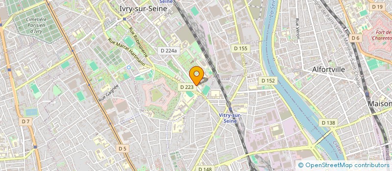 localisation de l'entreprise MONSIEUR RADISAV DJURDJEVIC à IVRY-SUR-SEINE