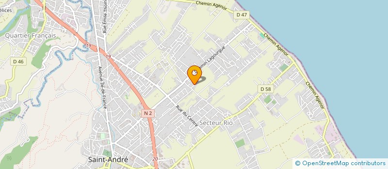 localisation de l'entreprise MONSIEUR RADJEE DALY-ERRAYA  SAINT-ANDRE