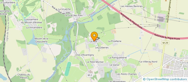 localisation de l'entreprise MONSIEUR RADJI FATEHALI JAVER  CHANCEAUX-SUR-CHOISILLE