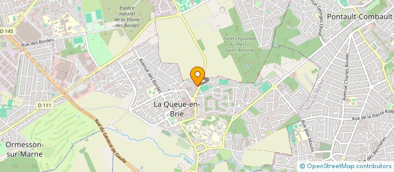 localisation de l'entreprise MONSIEUR RADJIV VIRACAOUNDIN  LA QUEUE-EN-BRIE