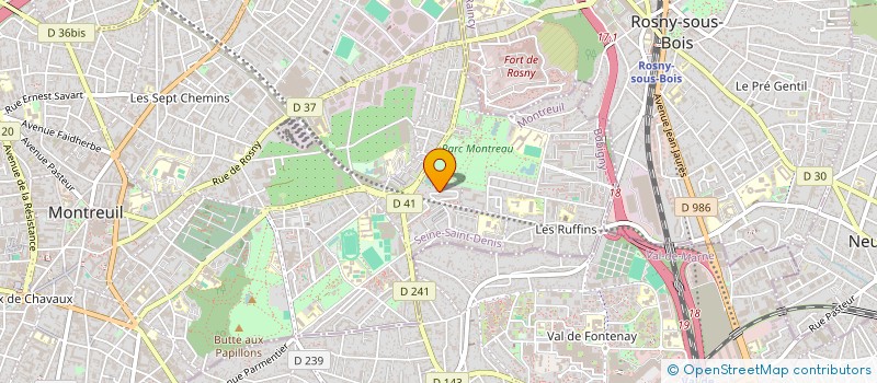 localisation de l'entreprise MONSIEUR RADOIN IDRISSI à MONTREUIL