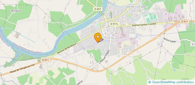 localisation de l'entreprise MONSIEUR RADOIN LAMRINI à SAINTE-LIVRADE-SUR-LOT