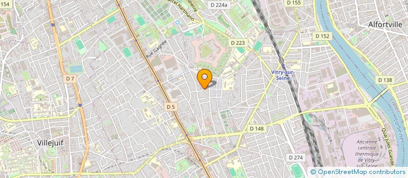 localisation de l'entreprise MONSIEUR RADOINE MIRI à VITRY-SUR-SEINE