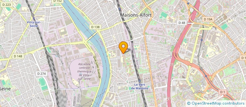 localisation de l'entreprise MONSIEUR RADOINE TABBAKH  ALFORTVILLE