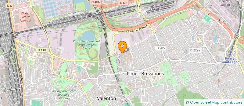 localisation de l'entreprise MONSIEUR RADOINN ZAGNAZI  LIMEIL-BREVANNES