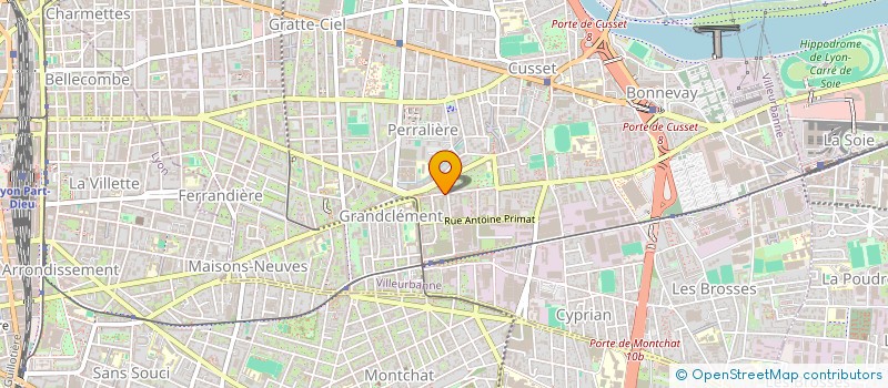 localisation de l'entreprise MONSIEUR RADOSLAV SAVOV  VILLEURBANNE