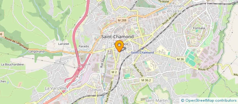 localisation de l'entreprise MONSIEUR RADOSTIN TOPALOV à SAINT-CHAMOND