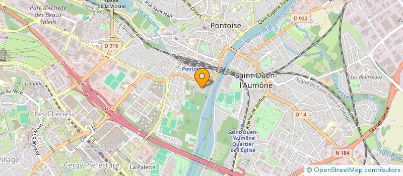 localisation de l'entreprise MONSIEUR RADOUAN AIT MOUHA  PONTOISE