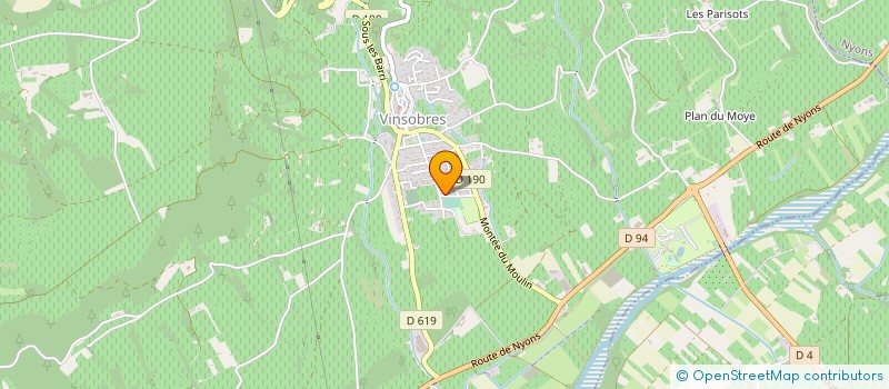 localisation de l'entreprise MONSIEUR RADOUAN AOUNI  COLLONGES