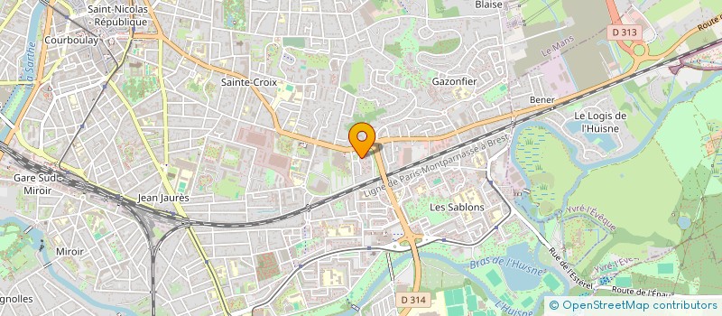 localisation de l'entreprise MONSIEUR RADOUAN BELGHALIA  LE MANS