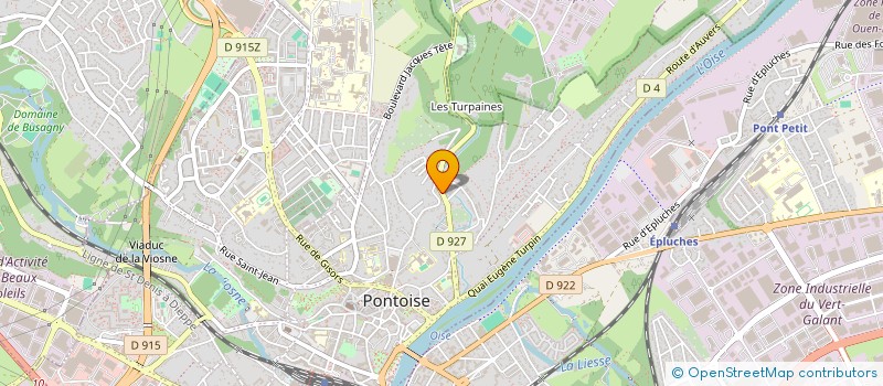 localisation de l'entreprise MONSIEUR RADOUAN BELHAIA  PONTOISE