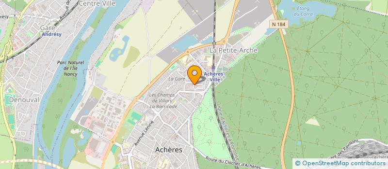 localisation de l'entreprise MONSIEUR RADOUAN CHABBABI à ACHERES