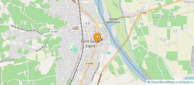 localisation de l'entreprise MONSIEUR RADOUAN EL HAOUARI à PONT-SAINT-ESPRIT