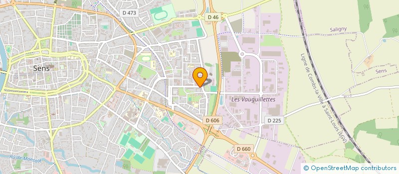 localisation de l'entreprise MONSIEUR RADOUAN HIMAMA à SENS