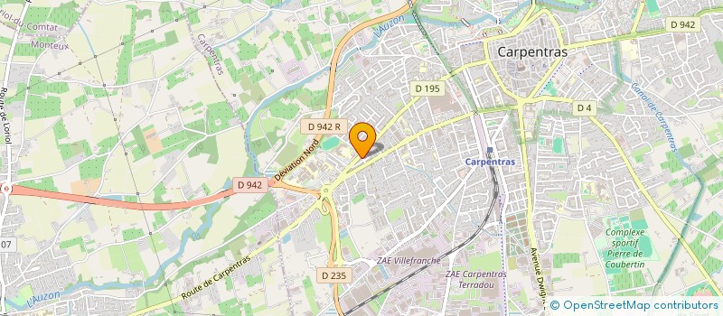 localisation de l'entreprise MONSIEUR RADOUAN KADDOURI à CARPENTRAS