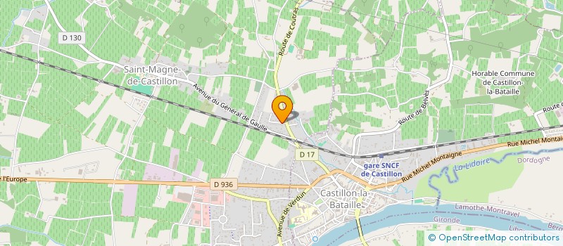 localisation de l'entreprise MONSIEUR RADOUAN RACHIDI  CASTILLON-LA-BATAILLE