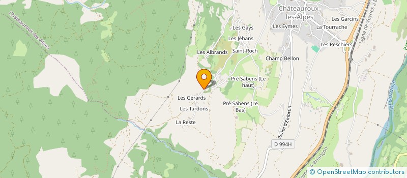 localisation de l'entreprise MONSIEUR RADOUAN ZEGHIDOUR  CHATEAUROUX-LES-ALPES