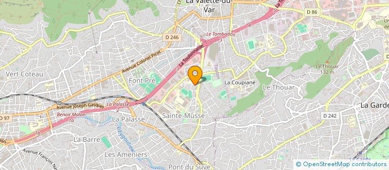 localisation de l'entreprise MONSIEUR RADOUANE BAGHDAD  TOULON