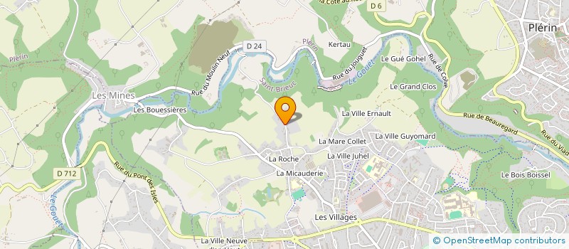 localisation de l'entreprise MONSIEUR RADOUANE BAROUKI à SAINT-BRIEUC