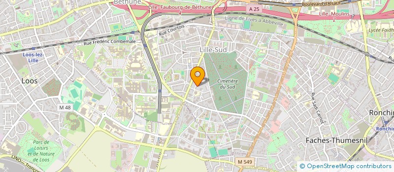 localisation de l'entreprise MONSIEUR RADOUANE BEDDIAF à LILLE