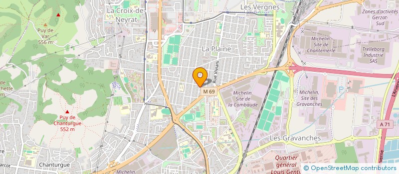 localisation de l'entreprise MONSIEUR RADOUANE BEN AMMOU  CLERMONT-FERRAND