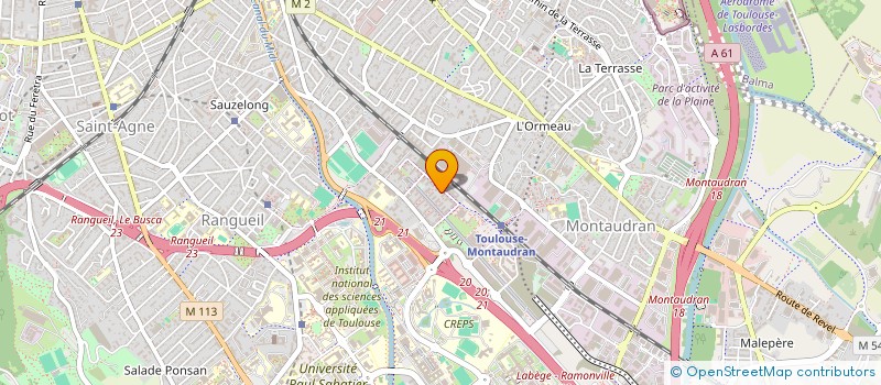 localisation de l'entreprise MONSIEUR RADOUANE BENTOUTA à TOULOUSE