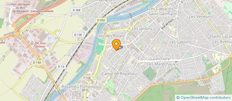 localisation de l'entreprise MONSIEUR RADOUANE BOUANANI à COMPIEGNE