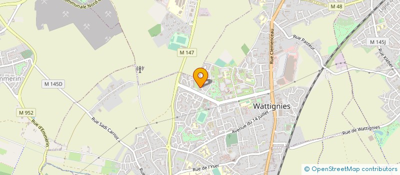 localisation de l'entreprise MONSIEUR RADOUANE EL BENNOURI  WATTIGNIES