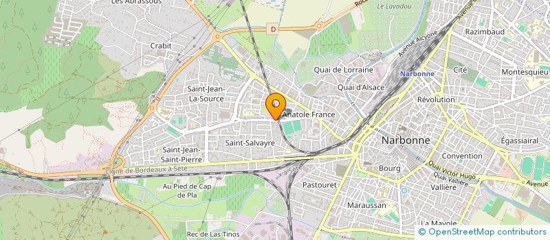 localisation de l'entreprise MONSIEUR RADOUANE EL GAOUZI à NARBONNE