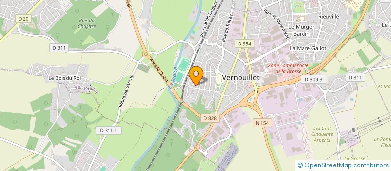 localisation de l'entreprise MONSIEUR RADOUANE HAIDY à VERNOUILLET
