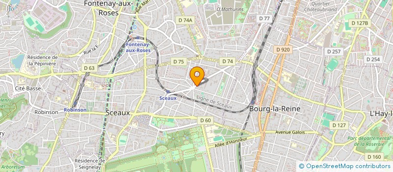 localisation de l'entreprise MONSIEUR RADOUANE IDRISSI-OUKILI à SCEAUX