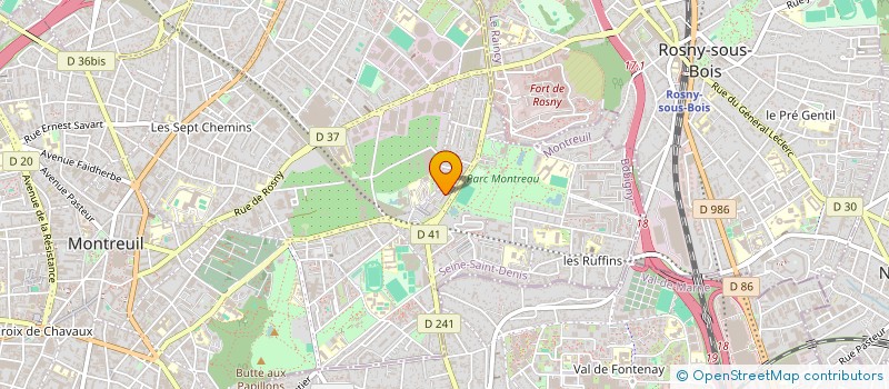 localisation de l'entreprise MONSIEUR RADOUANE JEMAARI à MONTREUIL