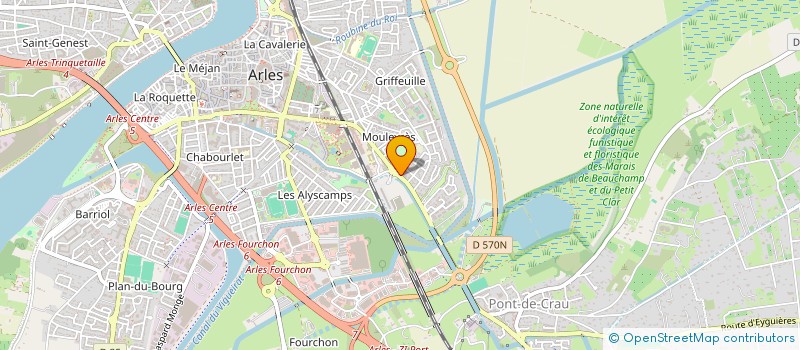 localisation de l'entreprise MONSIEUR RADOUANE LAOUKILI  ARLES