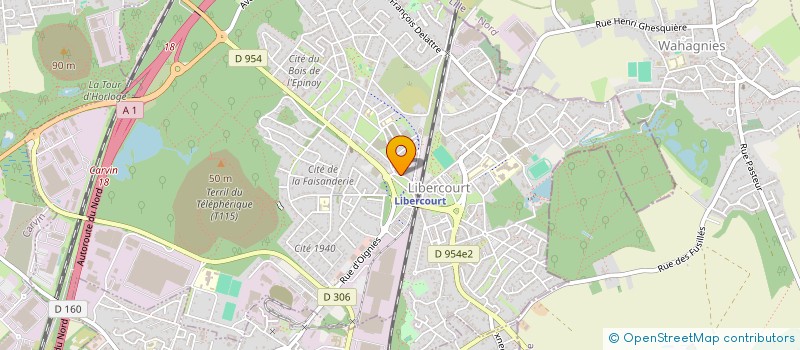 localisation de l'entreprise MONSIEUR RADOUANE MADJID  LIBERCOURT