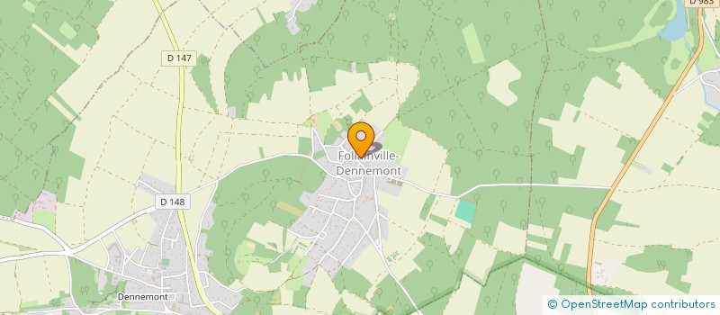 localisation de l'entreprise MONSIEUR RADOUANE MEROUANE  FOLLAINVILLE-DENNEMONT