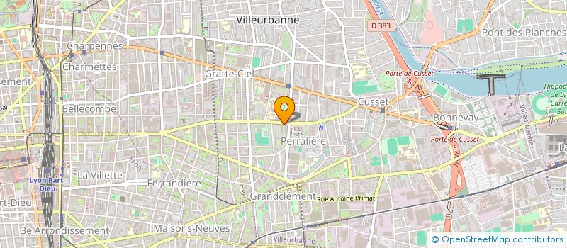 localisation de l'entreprise MONSIEUR RADOUANE OUADAH  VILLEURBANNE