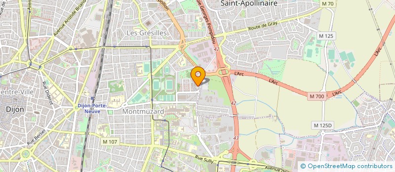 localisation de l'entreprise MONSIEUR RADOUANE OUIZZA  DIJON