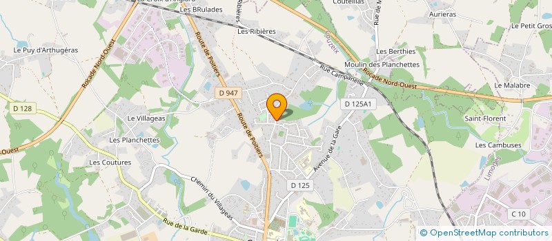 localisation de l'entreprise MONSIEUR RADOUANE RAFIK à COUZEIX
