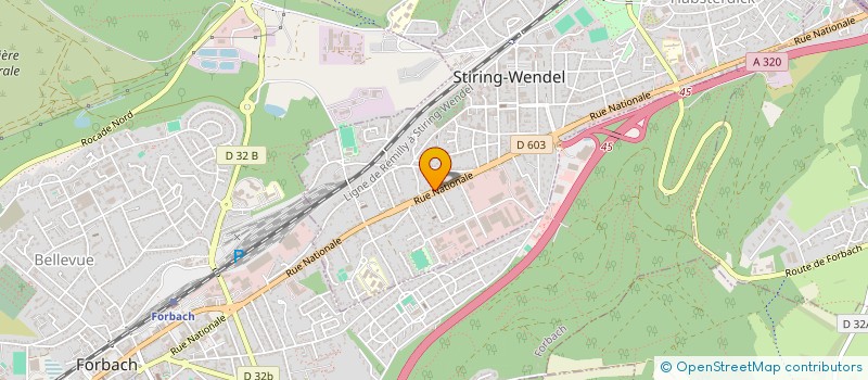 localisation de l'entreprise MONSIEUR RADOUANE ZAOUI  STIRING-WENDEL