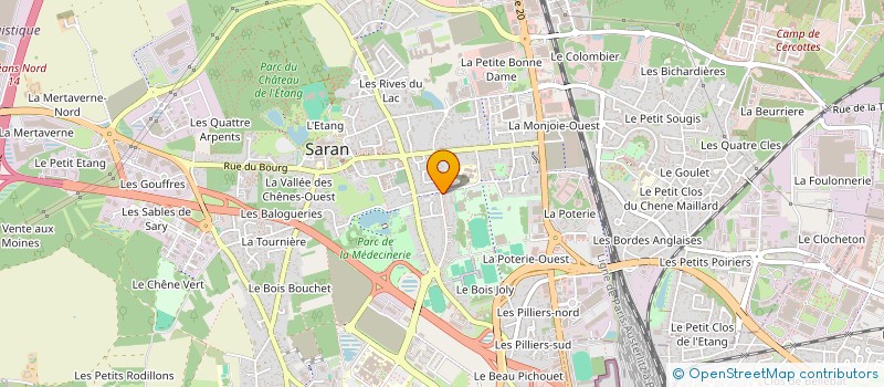 localisation de l'entreprise MONSIEUR RADU-ANDREI CALIN à SARAN