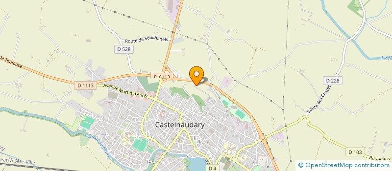 localisation de l'entreprise MONSIEUR RADU ASTEFANOAE à CASTELNAUDARY