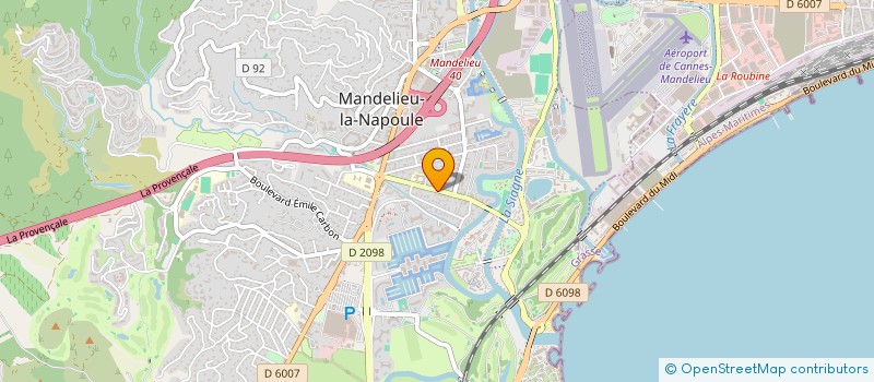 localisation de l'entreprise MONSIEUR RADU BORDIAN à MANDELIEU-LA-NAPOULE