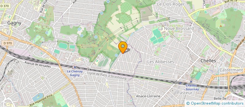 localisation de l'entreprise MONSIEUR RADU BRANISTE  GAGNY