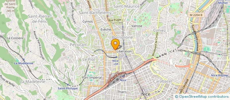 localisation de l'entreprise MONSIEUR RADU BUCUR à NICE