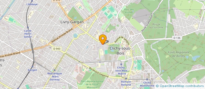 localisation de l'entreprise MONSIEUR RADU BULAI à CLICHY-SOUS-BOIS