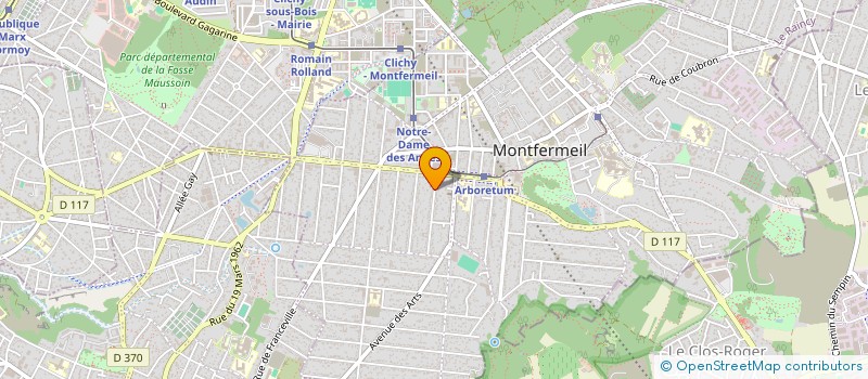 localisation de l'entreprise MONSIEUR RADU CERNOPISCHII à MONTFERMEIL