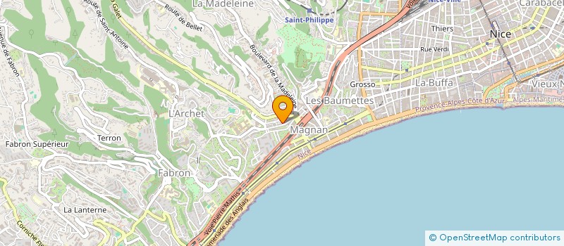 localisation de l'entreprise MONSIEUR RADU COSTEA à NICE