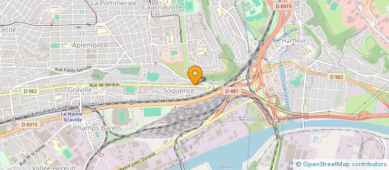 localisation de l'entreprise MONSIEUR RADU COVACI  LE HAVRE