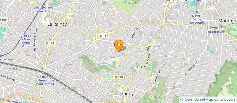 localisation de l'entreprise MONSIEUR RADU CUCUTA  GAGNY