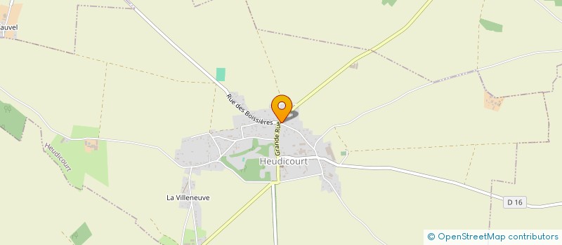 localisation de l'entreprise MONSIEUR RADU CUPSA  HEUDICOURT